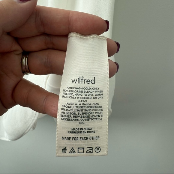 Aritzia Wilfred Fable Sweetheart Bustier Mini Dress White Crepe Sz 2 NWT - Picture 10 of 16